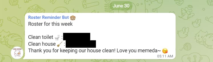 Telegram Message